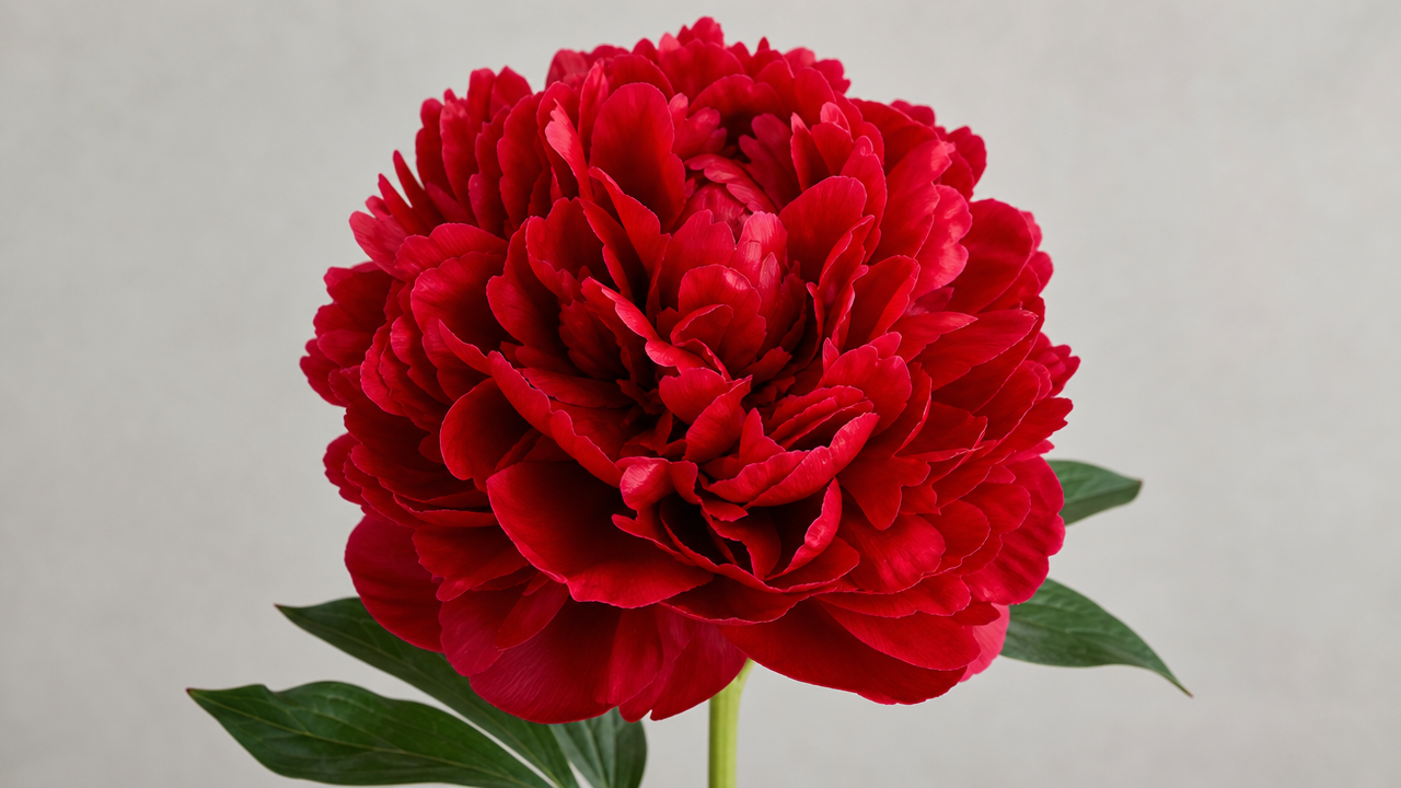 Kansas paeonie in bloom