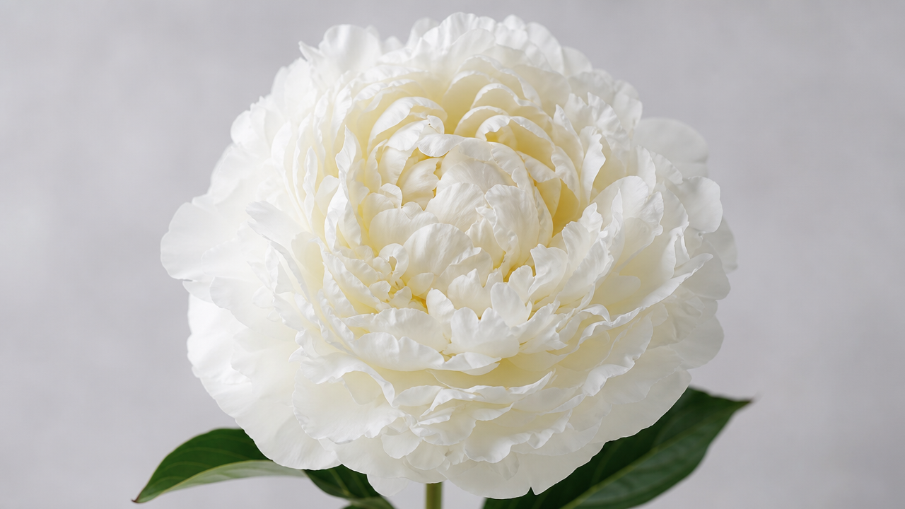 Madame Claude Tain paeonie in bloom